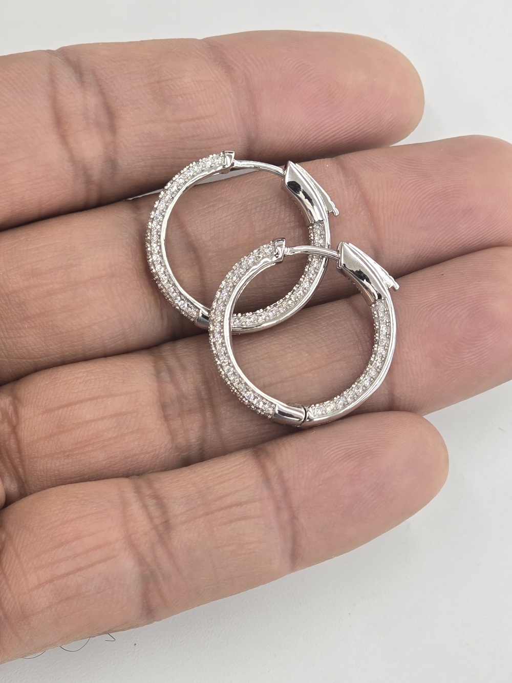 925 Sterling Silver Hoop Earring For Women